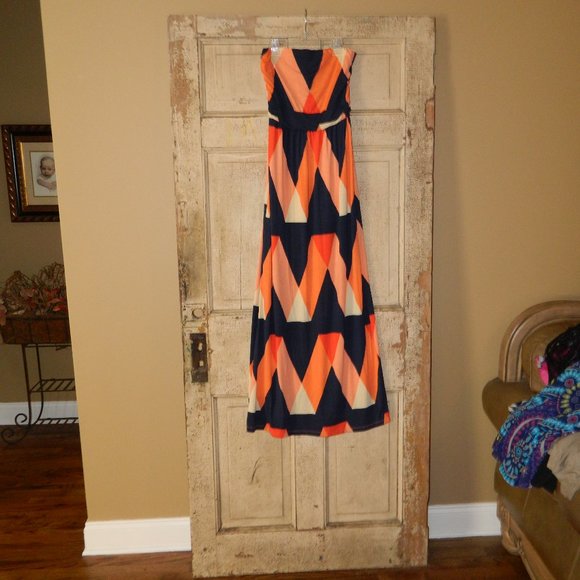 Cremieux Strapless Tube Top Style Maxi Dress Size Small (EE-40) - Picture 1 of 5